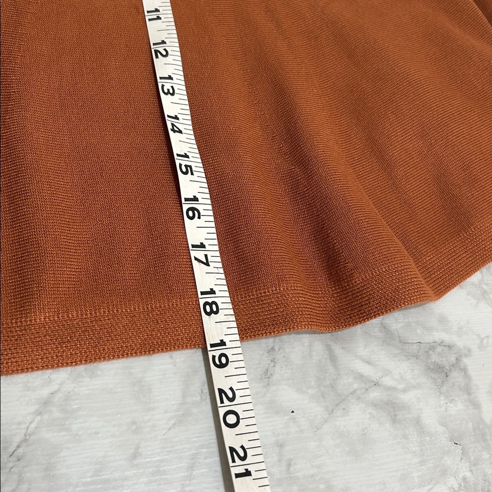 TUCKERNUCK HYACINTH HOUSE CHESTNUT CONNIE KNIT MINI SKIRT Sz LG NEW - Picture 6 of 9